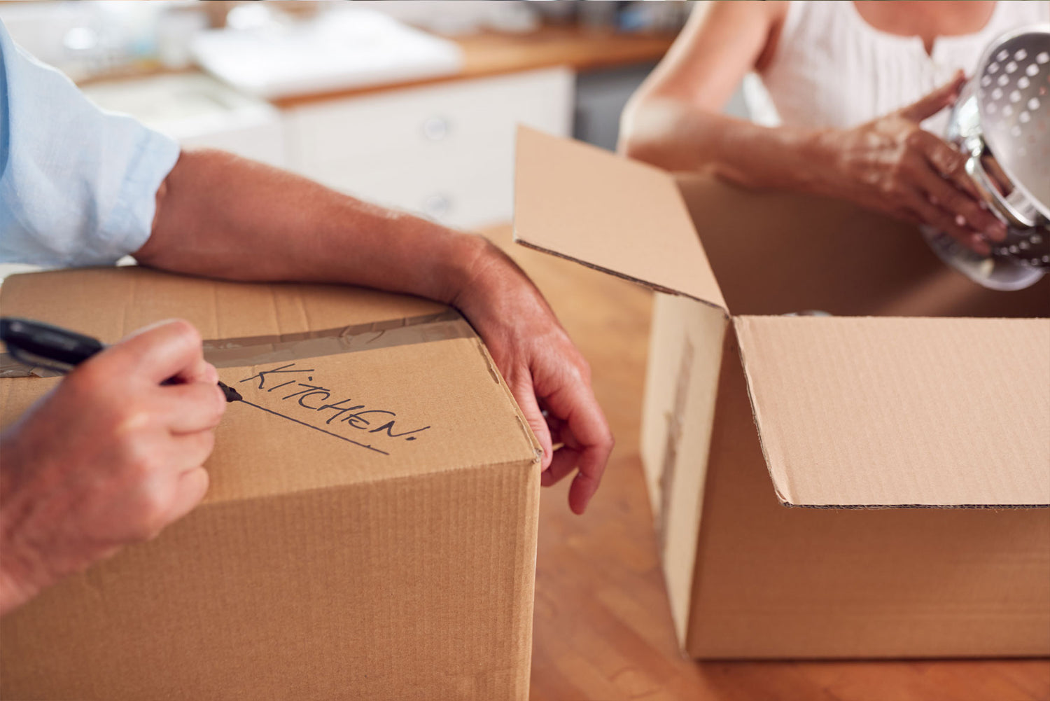 packing up a deceased estate