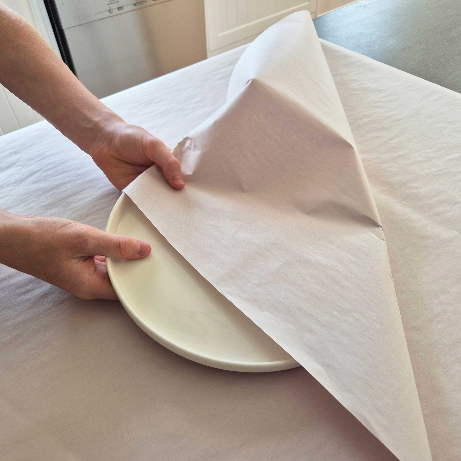 Packing paper used to wrap fragile household items
